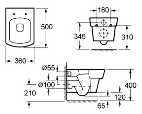 Унитаз BelBagno MATTINO BB1060CH