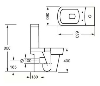 Унитаз BelBagno MATTINO BB1060CP