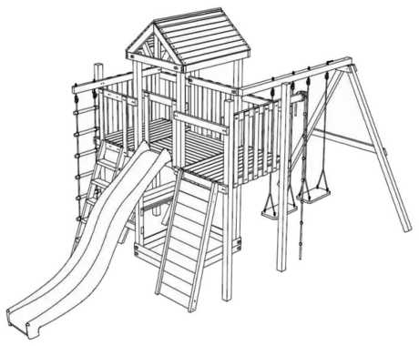Детский городок IgraGrad Панда Фани Макси