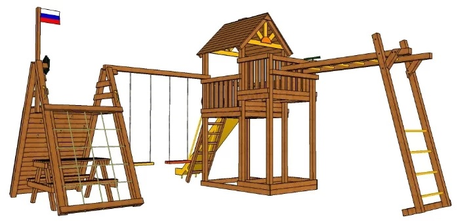 Детский городок Выше Всех  Победа Вертикаль