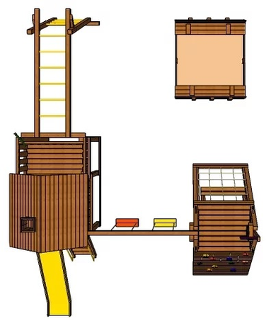 Детский городок Выше Всех  Победа Вертикаль