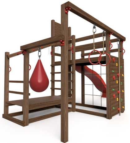 Детский городок Little Panda Непоседа 7/150 красный