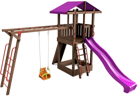 Детский городок Little Panda Непоседа 3/120 сиреневый