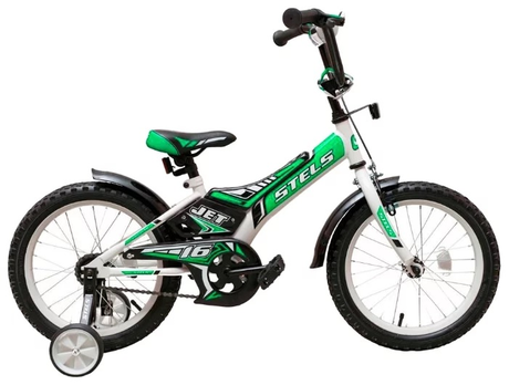 Велосипед STELS  Jet 16 (2017) белый/салатовый