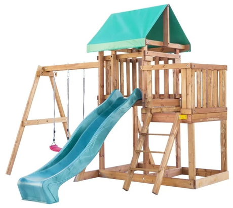 Детский городок Babygarden с балконом и горкой 2.4м