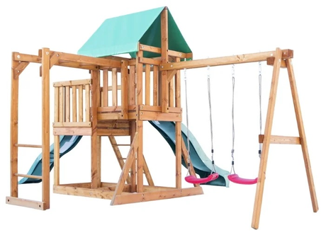 Детский городок Babygarden с балконом, рукоходом и двумя горками