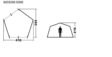 Шатёр TREK PLANET  Weekend Dome