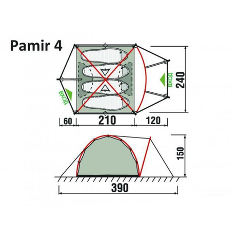 Палатка RockLand Pamir 4
