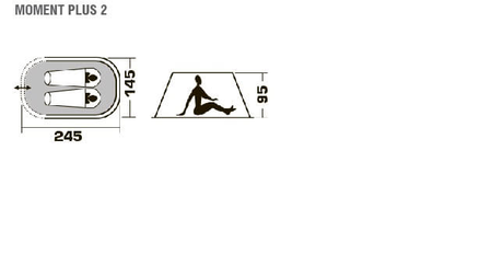 Палатка TREK PLANET  Moment Plus 2