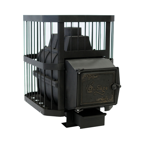 Печь НМК  Сибирь-24 чугунная дверка (сетка)