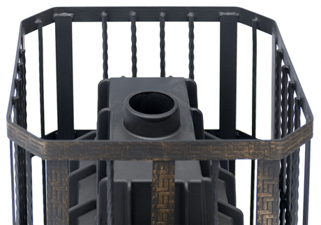 Печь НМК  Сибирь-32 каминная дверка (сетка)