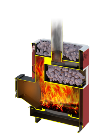 Печь Теплодар КУЗБАСС ОПТИМА-14 ТК