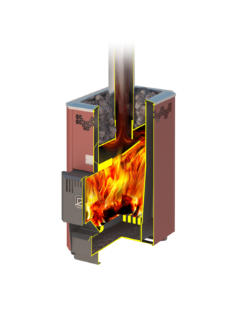 Печь Теплодар КУЗБАСС ОПТИМА -9 ТКУ