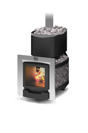 Печь Теплодар РУСЬ СЕТКА 12 Л Панорама 