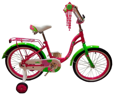 Велосипед STELS  Jolly 18 V010 (2019) пурпурный/зеленый