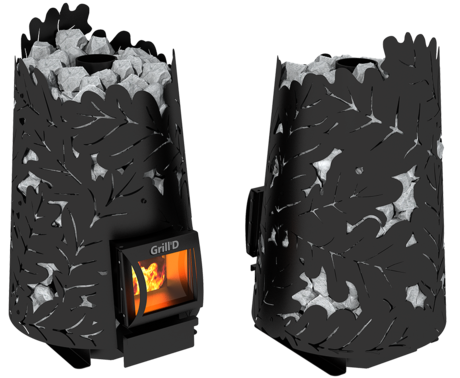 Печь Grill'D Dubravo 180 short black