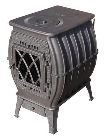 Печь Феррум Бахта черный металлик