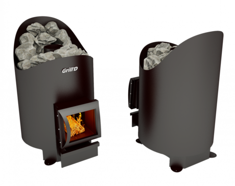 Печь Grill'D Aurora 160 Short black