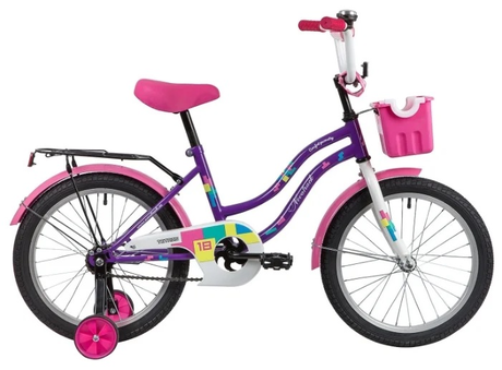 Велосипед Novatrack Tetris 18 (2020) фиолетовый