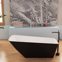 Ванна  Frank  F6106 White/Black