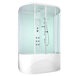 Сантехника Domani-Spa  DomaniSpa Neat Slim high 1500*800*2190, сатин матированное стекло, задняя белая стеклянная панель