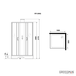 Душевая кабина Grossman  ELEGANS GR250Q 