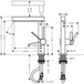 Смеситель Hansgrohe  Finoris 76063000 хром