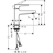 Смеситель Hansgrohe   Metropol 32500700 матовый черный