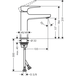 Смеситель Hansgrohe   Metropol 32507340 черный хром