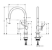 Смеситель Hansgrohe   72804670, матовый черный