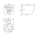 Унитаз Abber    Bequem AC1102  