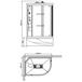 Душевая кабина Orans OLS-SR-86155 L