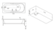 Ванна  BAS Нептун 170х70  без гидромассажа