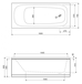 Ванна  CEZARES ECO-160-70-41