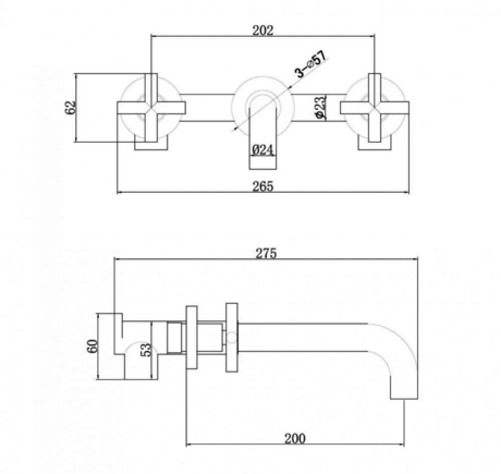 Смеситель Abber    Wasser Kreis AF81121B  