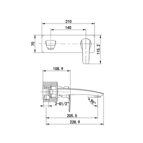 Смеситель IDDIS Ray RAYWT00i65 