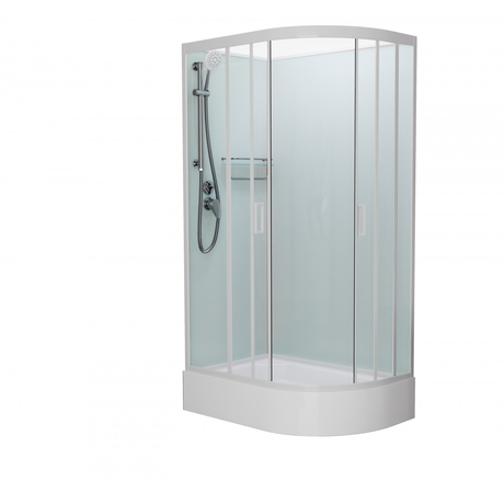 Душевая кабина Frank   F412/1L М White без крыши 