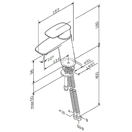 Смеситель AM.PM  Spirit V2.1 F71A02100 