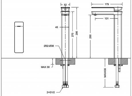 Смеситель Bravat   Phillis F156101C-A-ENG