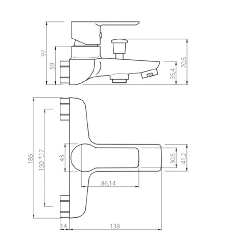 Смеситель Damixa  Origin Elegance 841000000 