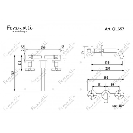 Смеситель Feramolli   CL657