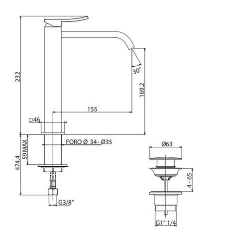 Смеситель Gattoni    ELY 8846/88C0 хром