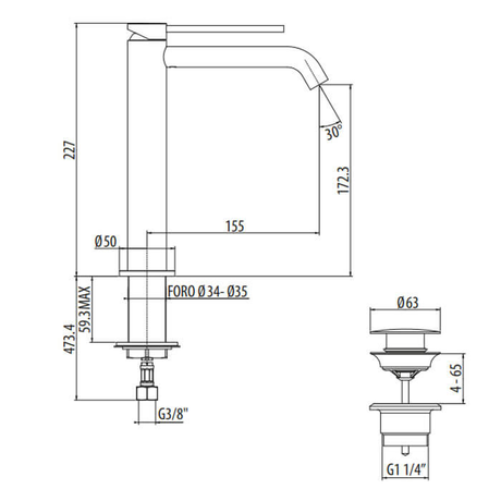 Смеситель Gattoni   CIRCLE TWO 9146/91NO	