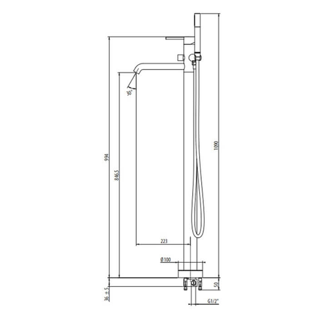 Смеситель Gattoni    CIRCLE TWO 9108/91NO