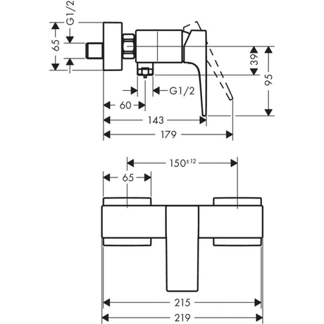 Смеситель Hansgrohe   Metropol 32560700