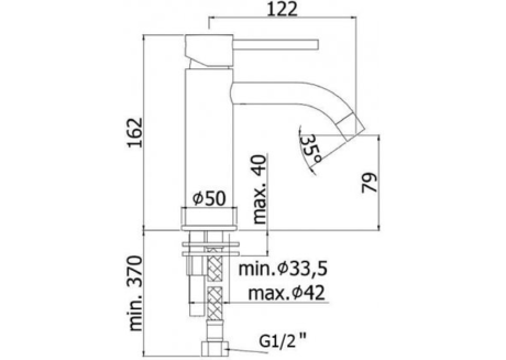 Смеситель Paffoni Light LIG071NO 