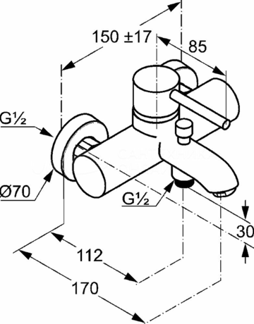 Смеситель KLUDI   BOZZ 386910576