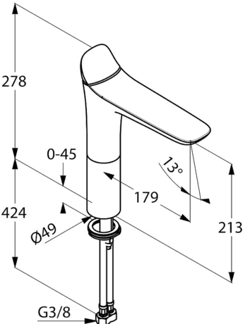 Смеситель KLUDI   AMBIENTA 532960575