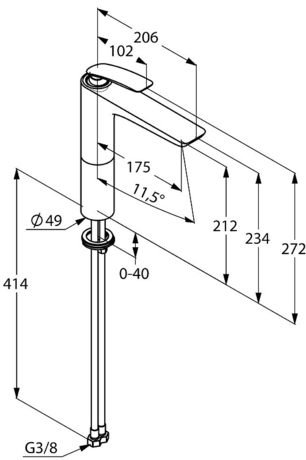 Смеситель KLUDI  BALANCE 522960575