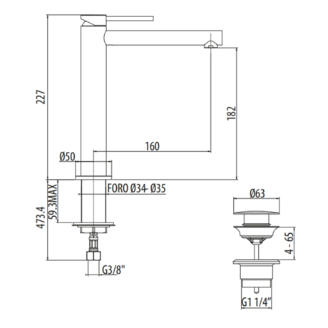 Смеситель Gattoni    CIRCLE ONE 9046/90NO